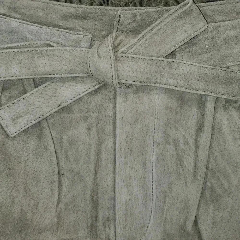 Blank NYC 100% Leather Lined Drawstring Double Clasp Shorts NWT - Picture 4 of 16